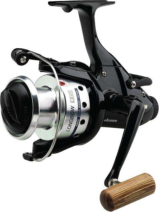 Okuma Longbow Baitfeeder LB50 Fishing Reel Black Amazon.co.uk