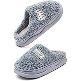Kiemorgy Slippers for Women Men, Memory Foam Slippers for Women, Soft Thick Fuzzy Bedroom House Shoes Indoor Outdoor