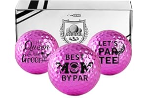 CybGene Golf Gifts for Women Unique, Colored Golf Balls, Cool Accessories for Golfers, Golf Lovers, for Mother's Day, Birthday and Christmas