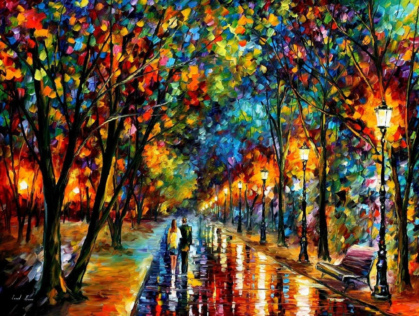 Paint by Numbers Kit for Adults Beginner Painting - Romantic Nature Love DIY Art and Craft for Home Wall Decor | Pre-Printed Quality Canvas, 3 Brushes, 24 Acrylic Paints - Unique Hobby and Ideal Gift