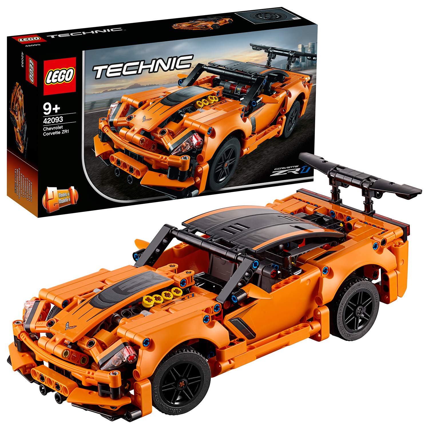 Lego 42093 Technic Chevrolet Corvette Zr1 Race Car 2 In 1 Hot Rod Toy Car Model Racing Vehicles Collection Buy Online In Pakistan At Desertcart Pk Productid 95930007