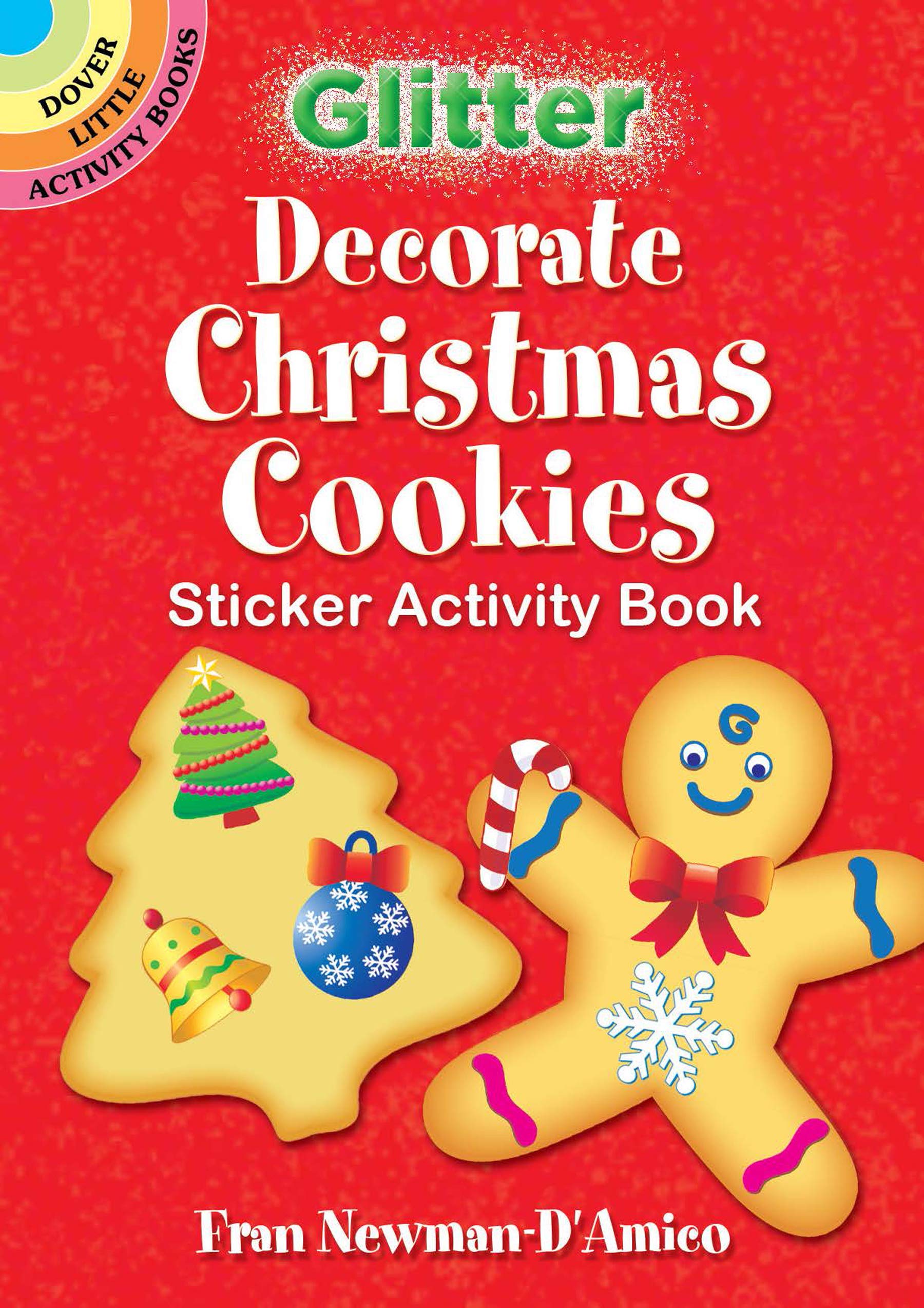 Glitter Decorate Christmas Cookies Sticker Activity Book Dover