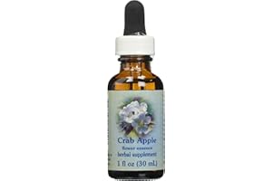Flower Essence Services Dropper Herbal Supplements, Crab Apple, 1 Ounce