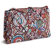 Vera Bradley womens Premium Cotton Foxbury Crossbody Bag