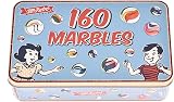 KandyToys SupeRetro 160 Piece Glass Marbles in Vintage Storage Tin view 3