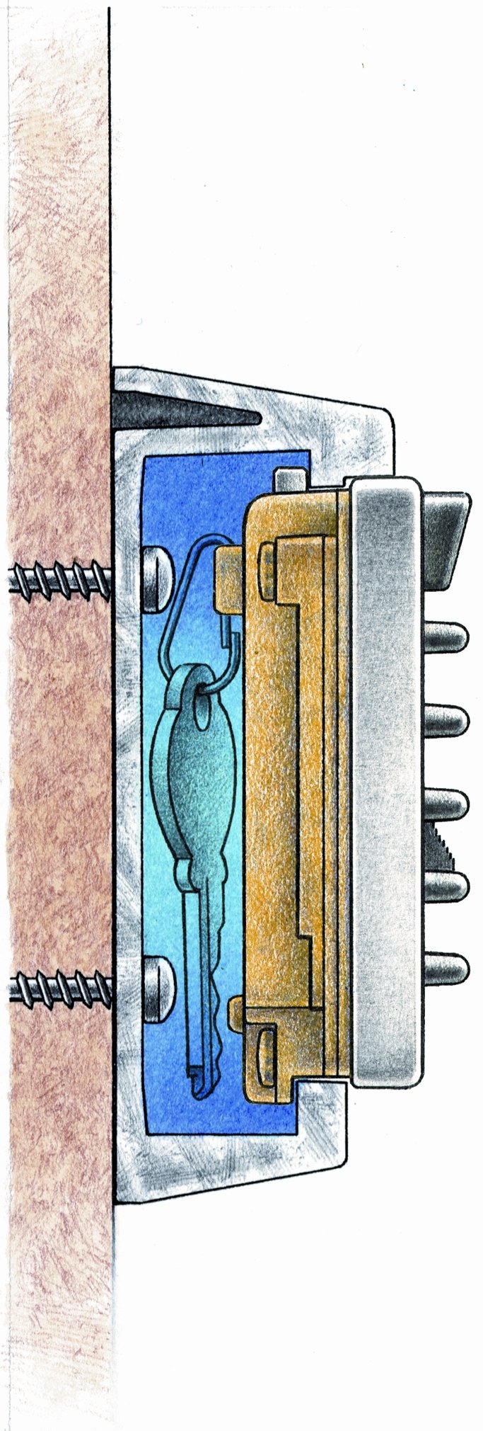 Kidde AccessPoint 001414 KeySafe Original Slimline Push Button