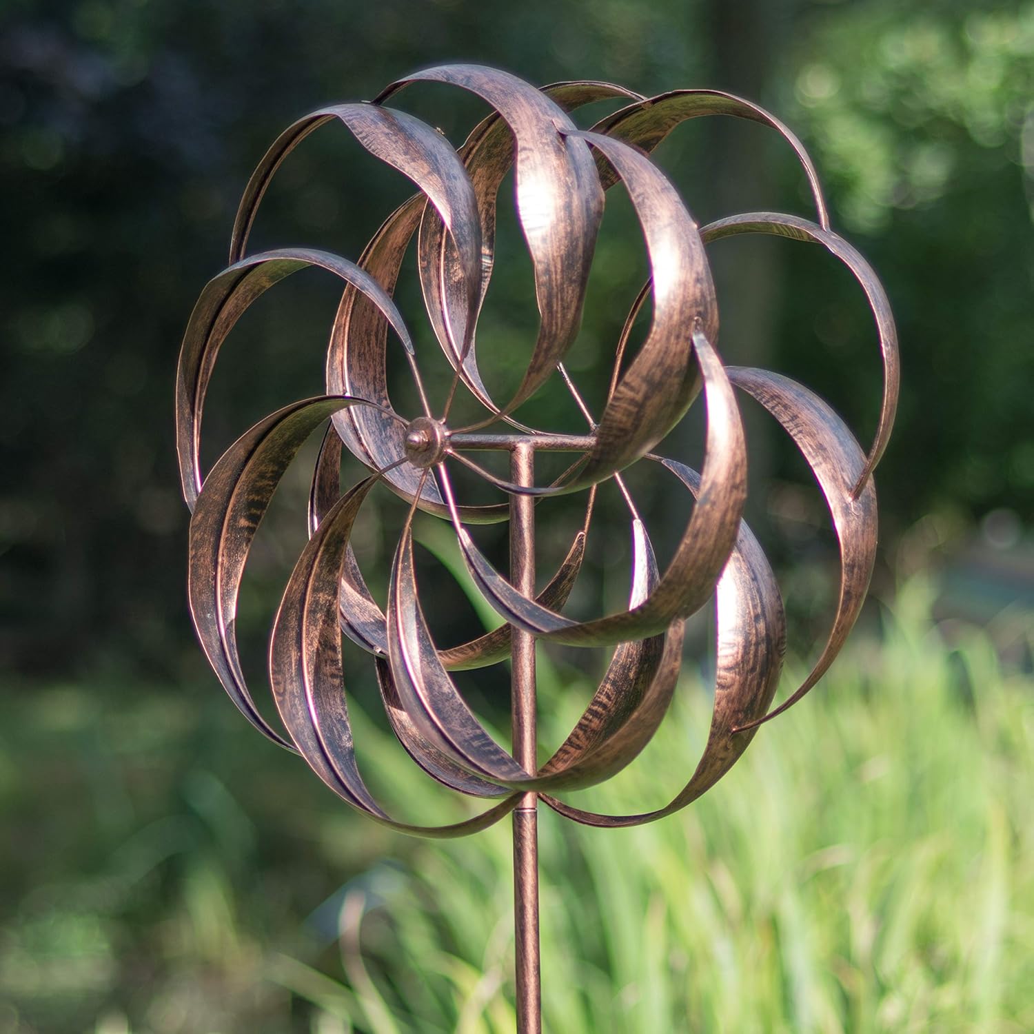 Super Saturday Creekwood Pemberley Wind Sculpture Spinner Brushed Copper 61 X 213 Cm Boxing Day
