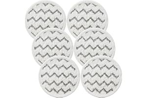CauYien 3897A Rotating Mop Pads for Bissell SpinWave SmartSteam Scrubbing Steam Mop 3897A,3712C,3712W Scrubby Pad 6-Pack
