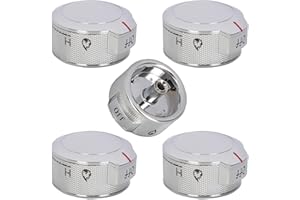 PUZAU New Upgraded W11030413 Stove Control knob fit for Whirlpool KitchenAid Stove knobs, w11030413 knob Replace W10643306 W10786063 W11027434 4461624 AP6038805 PS11770322 EAP11770322 knob (5 Packs)