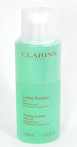 clarins toning lotion with iris 400ml
