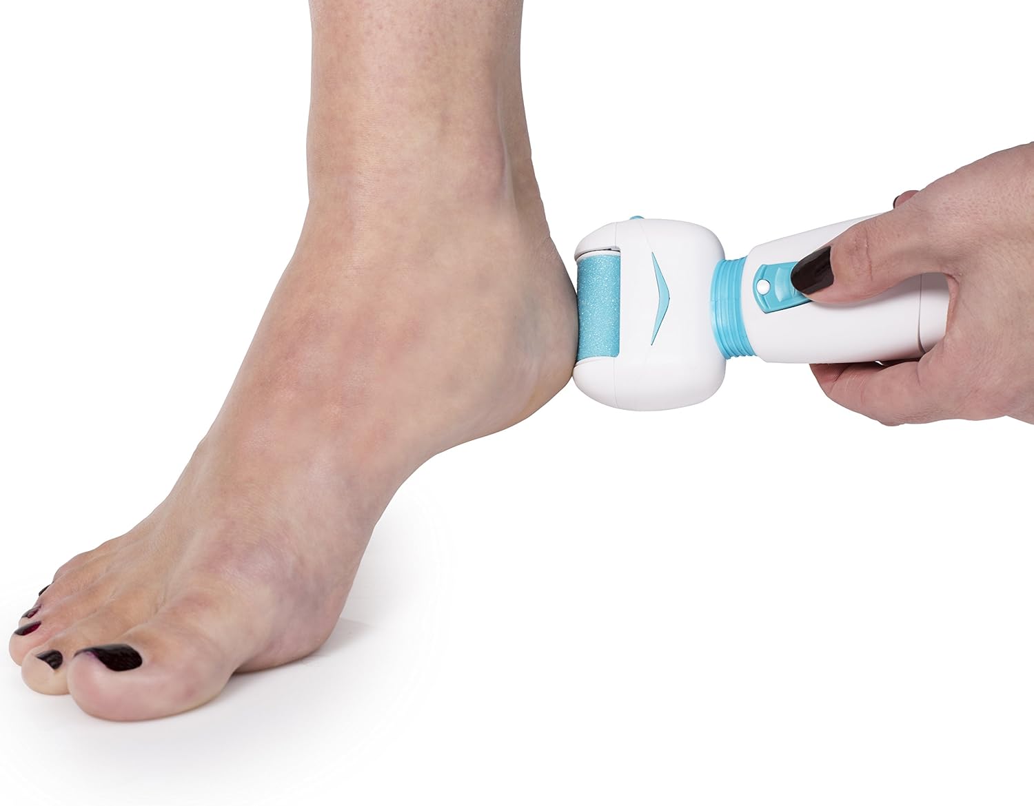 Tristar Electric Foot File Callus Remover with Flexible Head/Two Rollers, White - Image 5