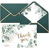 50 Pack Thank You Cards with Envelopes, 4x6 Inch Thank You Cards Bulk Blank Notes Card with Envelopes & Stickers for Wedding, Baby Shower, Birthday, Easter, Graduation, Mother's Day, Teacher's Day