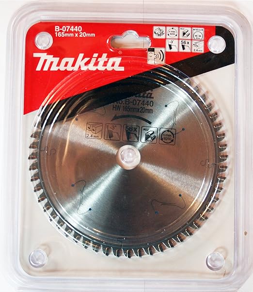 Makita HM saw blade 165 x 20 x 56 Z Alu (B-07440): Amazon.co.uk ...