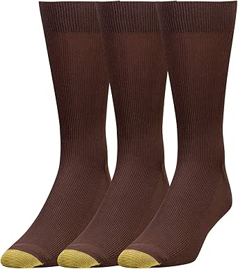 Gold Toe mens Metropolitan Dress Socks, 3 Pairs