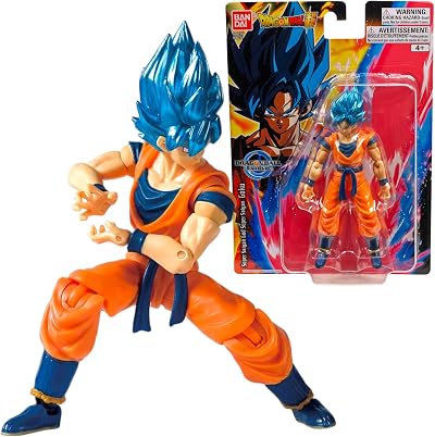 Dragon Ball Z Evolve 5in Goku Super Saiyan Blue Bandai Action Figure