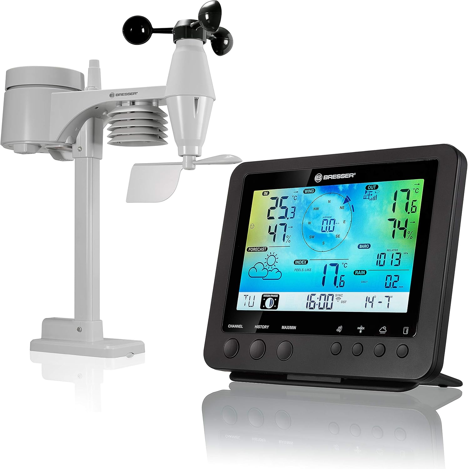 Bresser weather station 5 in 1 EU Version colour screen Amazon.co.uk