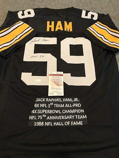 jack ham autographed jersey