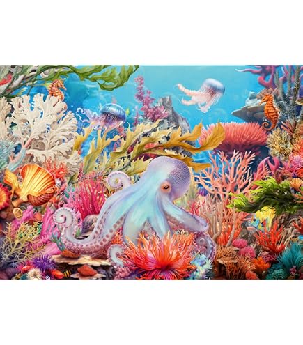 Puzzle Ravensburger Moonlight Mushrooms De 500 Piezas – Brilla En La Oscuridad, Ideal Para Adultos Y Niños +12 Años