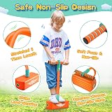 Toyzey Foam Pogo Jumper Toy for Kids 3-12 Orange Safe Durable Indoor Outdoor view 4