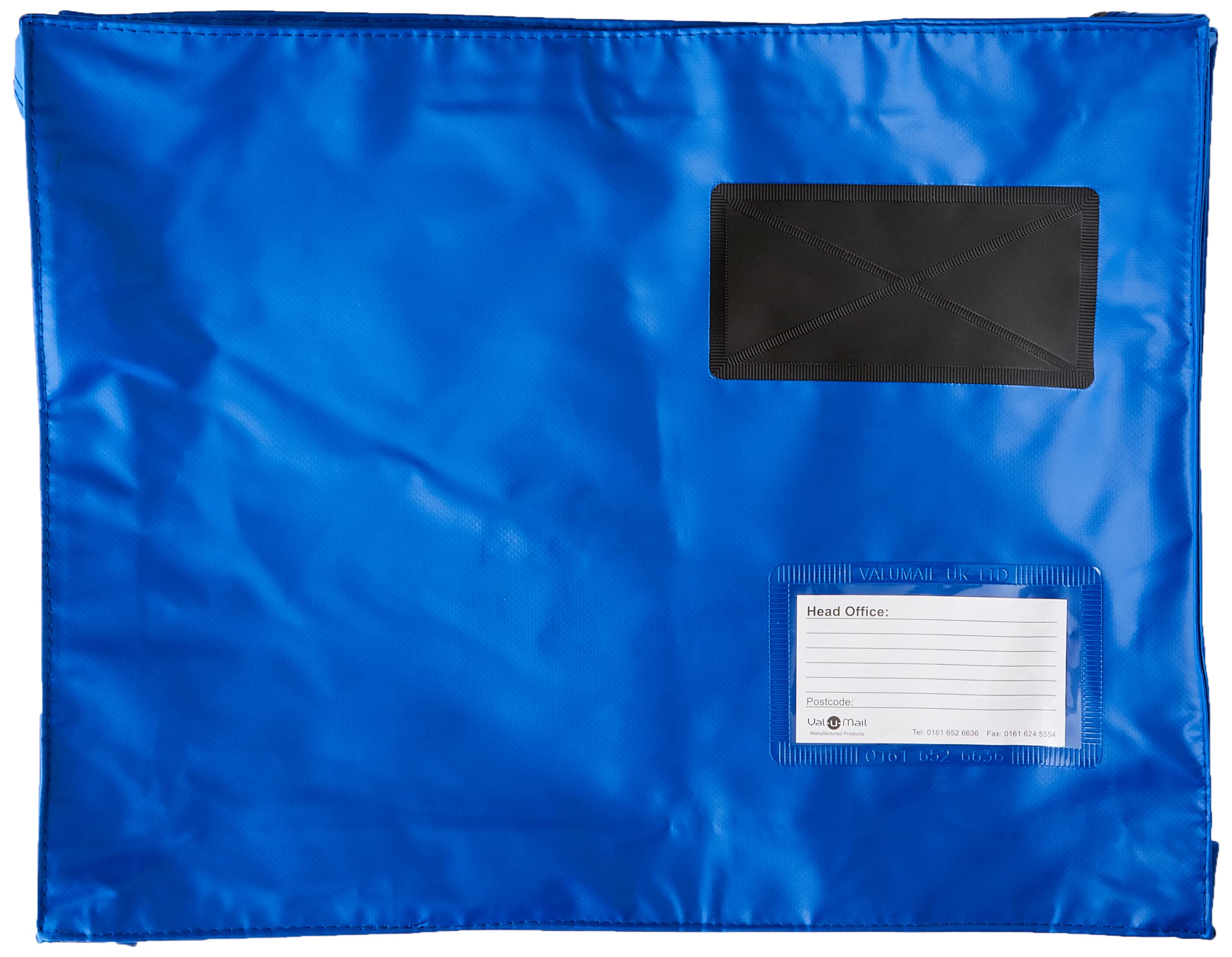 Go Secure 457 x 330 x 76 mm Gusset Mailing Pouch - Blue (Pack of 1)