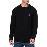 HUGO Men's Ribbed Regular Fit Knit Sweater