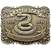 GRAERRY Cowboy Belt Buckle for Men Women Vintage Rodeo Texas Map 1836 Longhorn bull Western Belt Buckles