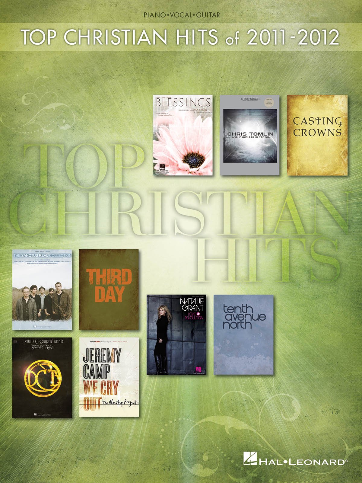 Top Christian Hits of 2011-2012: Piano-vocal-guitar