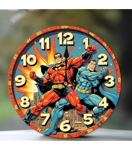 Kith x Superman Lightning Bolt Clock 時計 Superman | Kith Lightning Bolt Clock - Multi