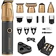 Conair Men All-in-One Trimmer for Men - Nose Hair, Beard, Mustache, Body Hair Trimmer - 19 Piece Men's Grooming Kit for Manscaping- Showerproof - Rechargeable