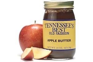 Tennessee's Best Apple Butter | Handcrafted with Fresh Apples and Made In Small Batches| Simple Ingredients | Resealable Glass Jar