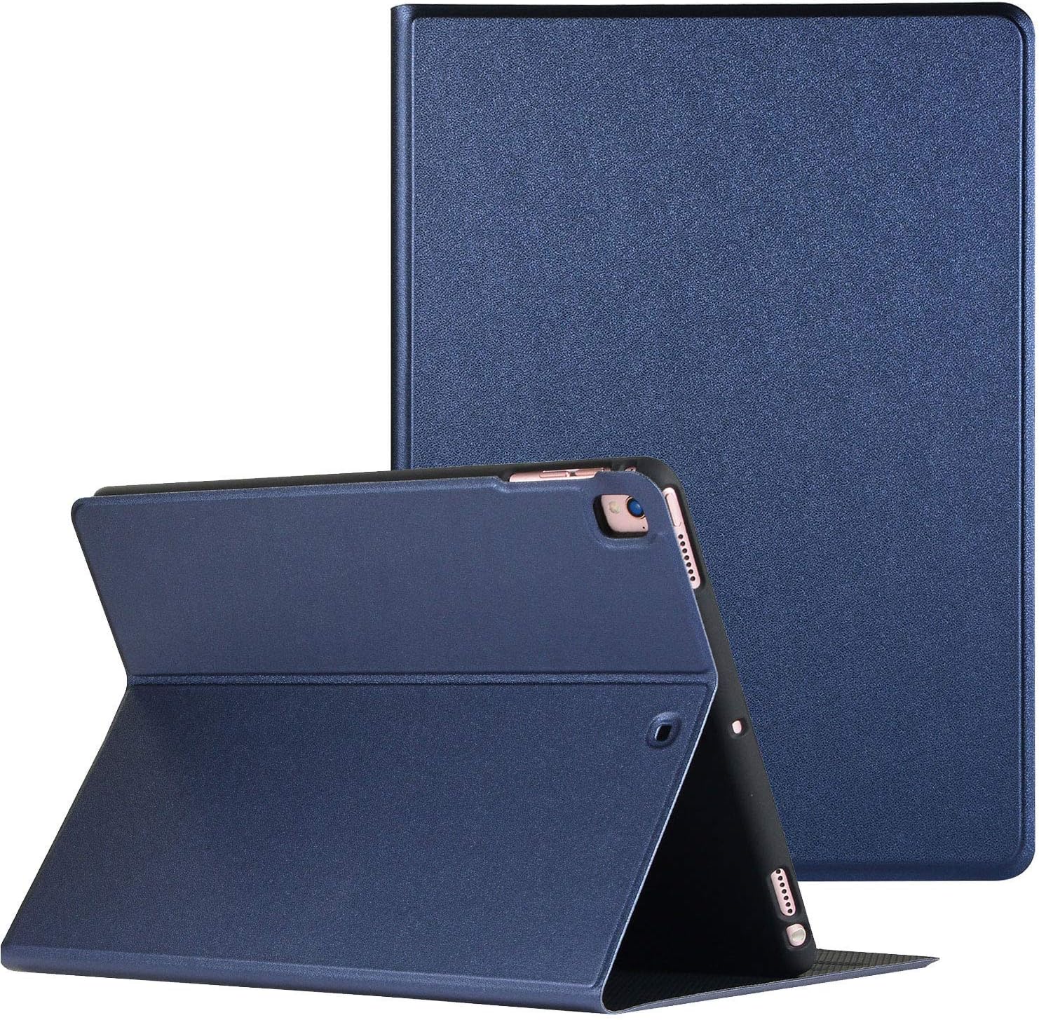 Coopts 10.2 iPad Cover iPad 7th Generation 2019 Case with Stand, Folio Kickstand Slim Light PU Leather Magnetic Auto Sleep/Wake Smart Shockproof Book Shell for Apple iPad 7th Generation 10.2,Dark Blue