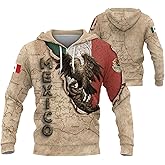 GritSon Mexican Hoodie, Mexico Hoodie For Men, Mexican Hoodies For Men, Sudadera De Mexico Para Hombre
