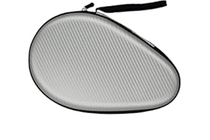 Rintifia Ping Pong Paddles Case Hard Shell Ping Pong Portable Storage Bag Can Hold Protect 2 Racket Table Tennis Racket Cover for Ping Pong Balls Lovers Drop-resistant and Durable Gifts