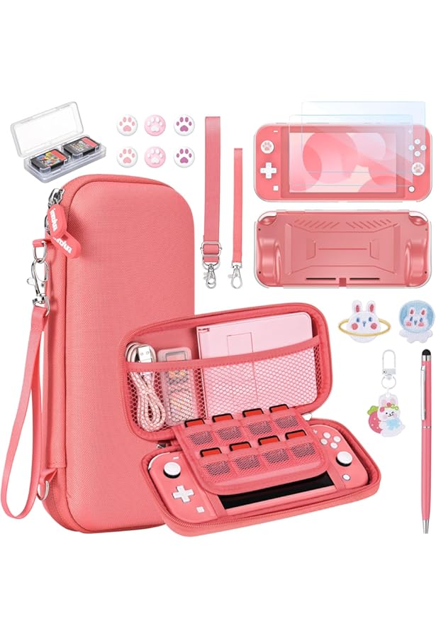 Amazon.com: Nintendo Switch Lite - Coral - Switch (Renewed)