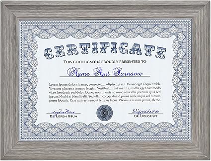 pics Marriage License Picture Frame Size amazon uk