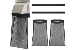 SANJHFF 2 Pcs Dryer Lint Catcher, Dryer Vent Lint Trap, Dust Bag Lint Bag Outdoor Dryer Vent, Lint Catcher for Dryer Vent Outside