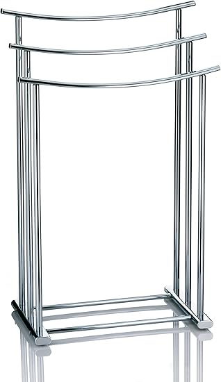 Kela 21528 Handtuchhalter, 3 Stangen, Rostfrei, Verchromtes Metall, 77