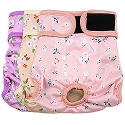 Grecle Female Dog Diapers - Premium Reusable