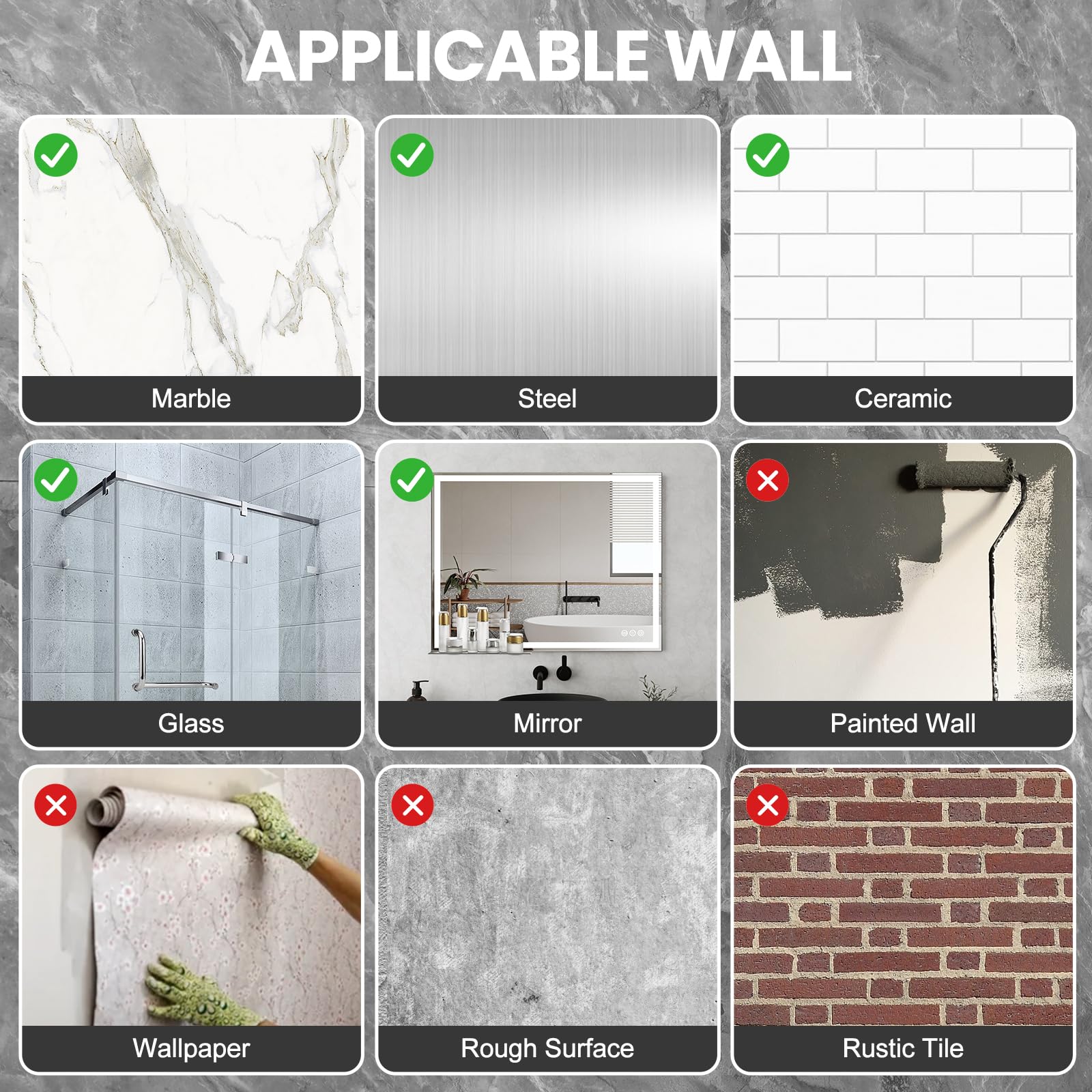 Shampoo and Conditioner Dispenser,Dispensers for The Shower,Shower Soap Dispenser 3 Chamber No Drill,Shampoo Conditioner Body Wash Dispenser Wall Mount for Bathroom(Triple x 17.6 oz,Clear)