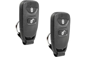 2X Key Fob Remote Replacement 2-Button with Panic for 2010-2013 Kia Sportage (NYOSEKS-SL10ATX, 95430-3W100)