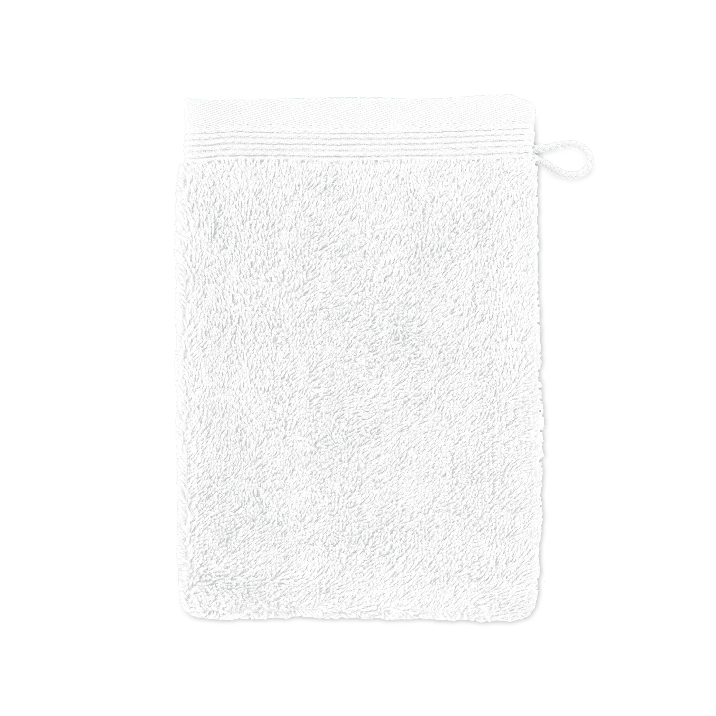 möve Superwuschel wash glove 15 x 20 cm made of 100% cotton, snow