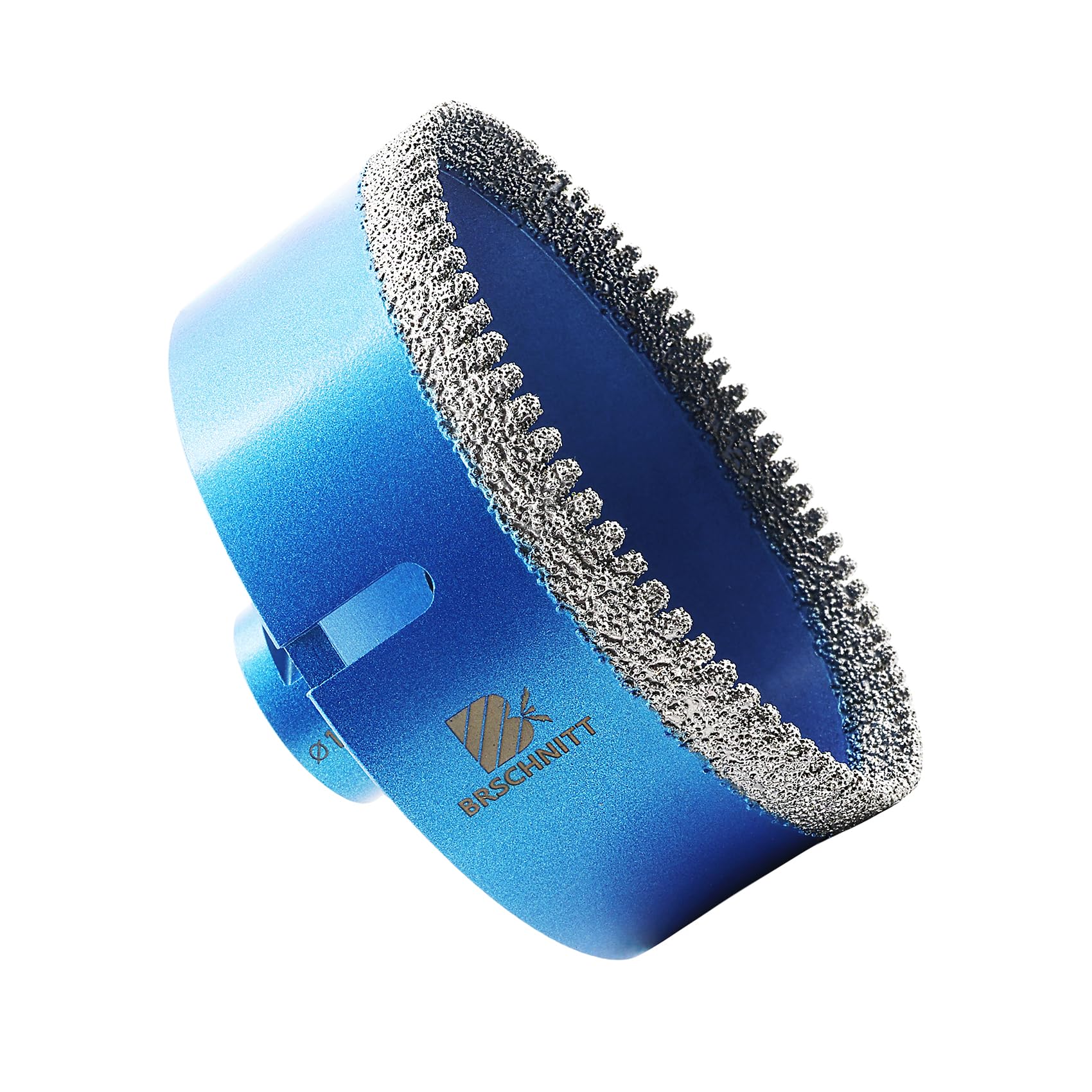 Diamond Core Drill Bit 100mm,BRSCHNITT M14 Vacuum Brazed Diamond Tip Drill Bit for Tile Porcelain Ceramic Marble Granite Drilling