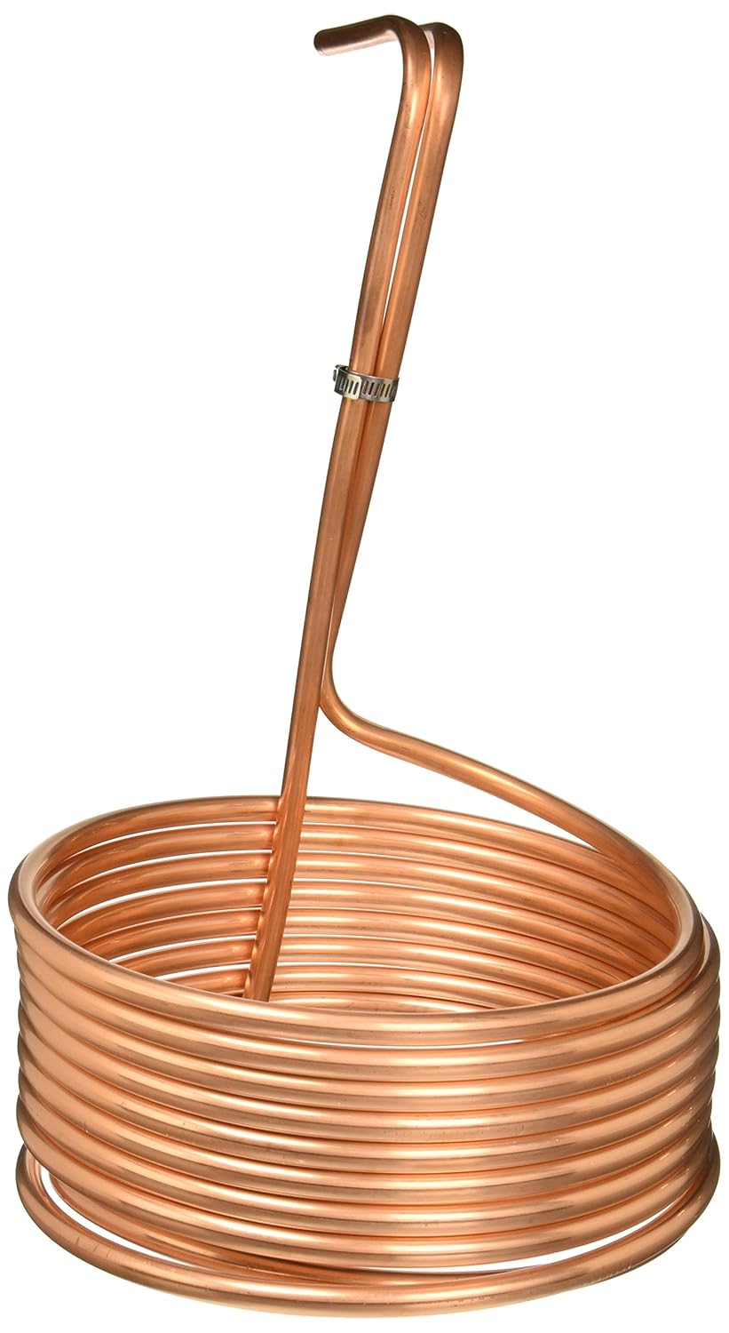 Homebrew Immersion Wort Chiller 25' Copper Tubing Beer