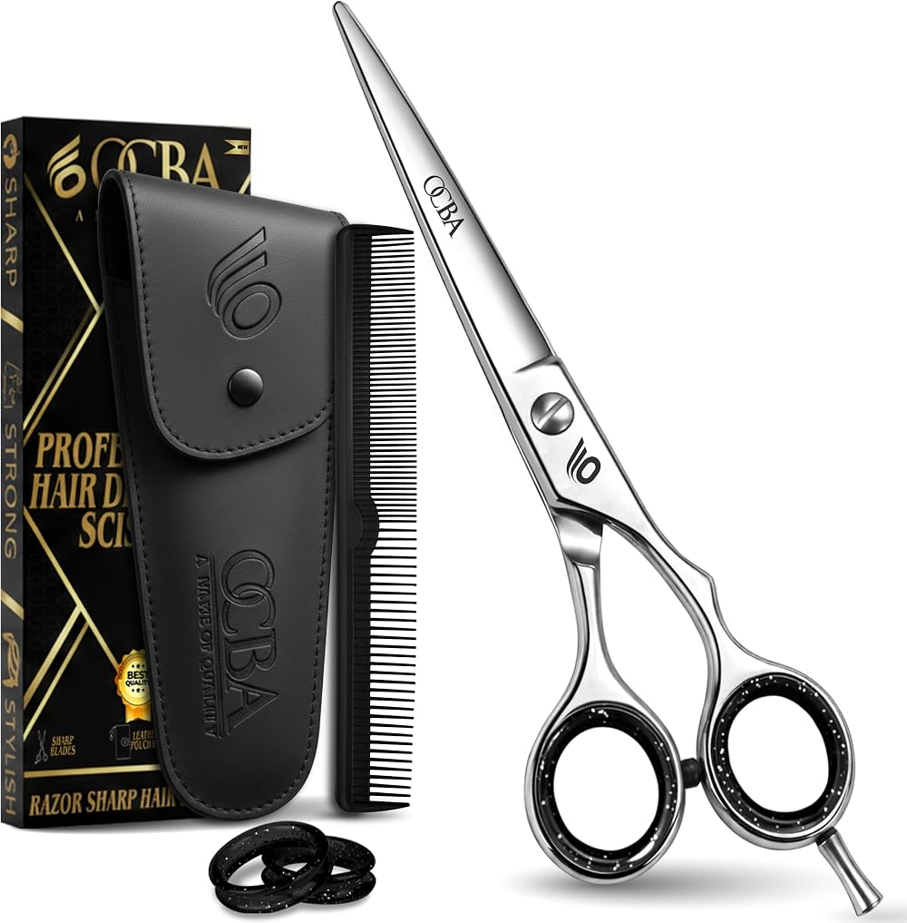 OCBA 6 Inch Hairdressing Scissor Professional Sharp Stainless Steel