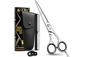 OCBA Professional Hairdressing Scissor Sharp Hair Cutting Scissors for Barbers Hairdressers & Stylists Beard & Haircut Scisso