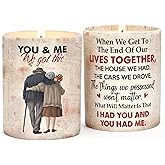 Lavender Candle - Romantic Gifts for Her, Him, Women, Men, Wife, Girlfriend, Boyfriend, Husband - Couples Gift for Anniversary, Christmas, Valentines Day Gifts & More - Stocking Stuffer for Women Men