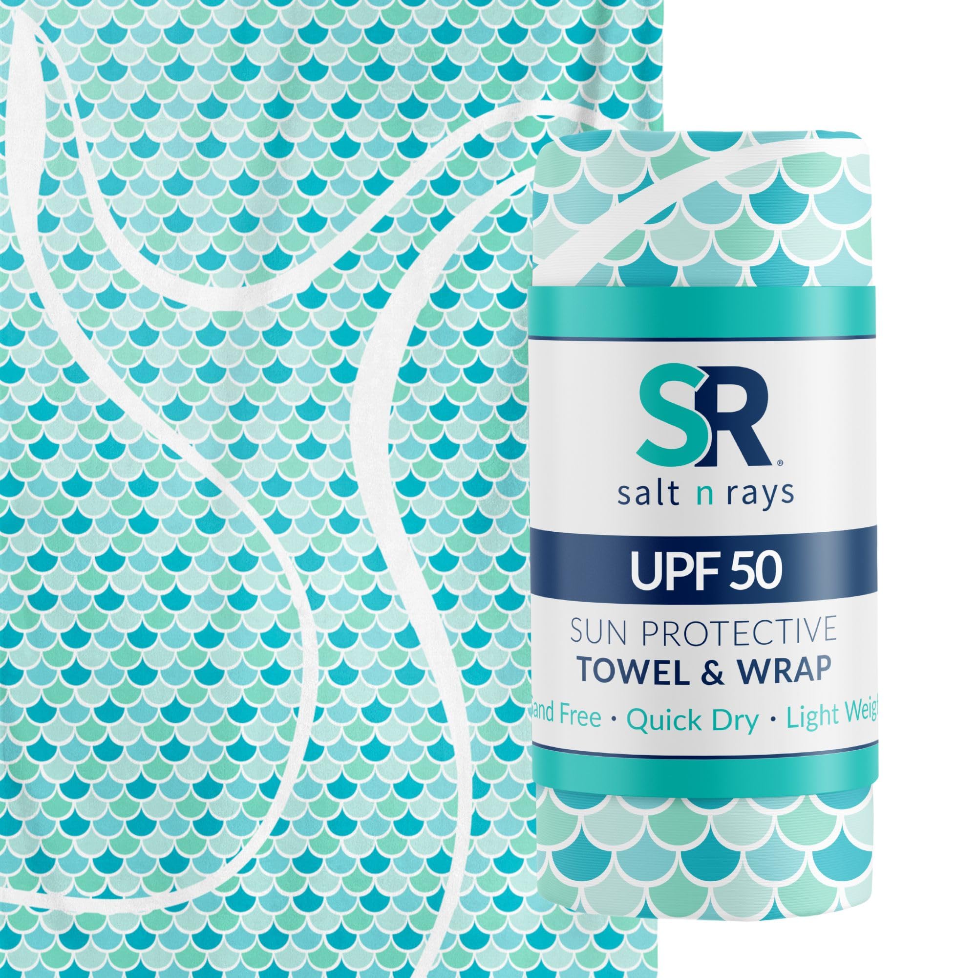 Salt n Rays UPF 50 Sol Wrap Towel Sun Protection (Mermaiden)