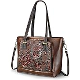 Crossbody Bag for Women Leather Shoulder Bag Top Handle Tote Purses Vintage Satchels Handbag Retro