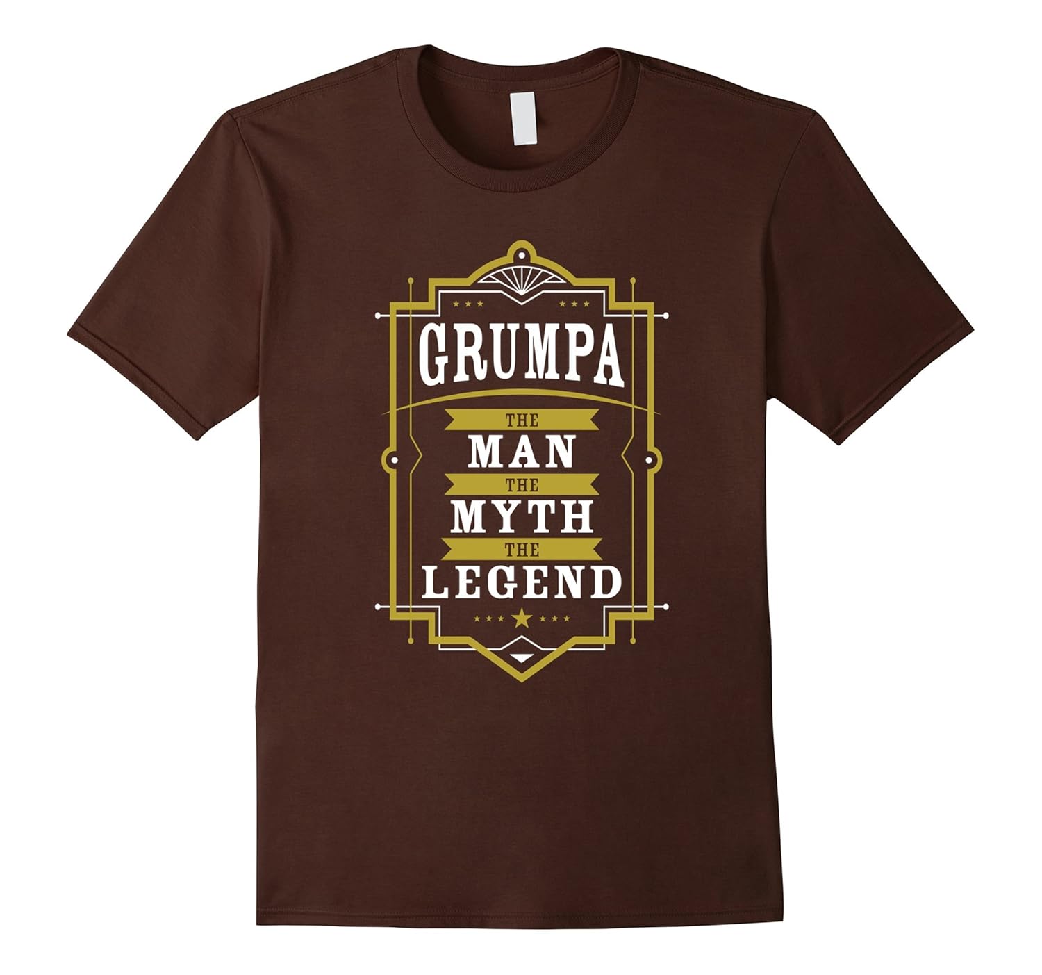 Men's Grumpa The Man The Myth The Legend Grandpa T Shirt Men- TPT