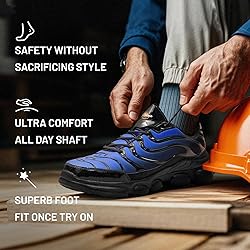 DRRHINO Steel Toe Shoes for Men Women Lightweight